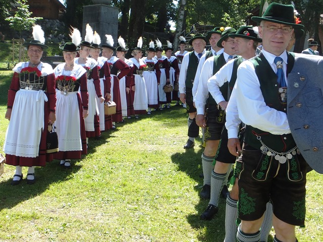 Aufstellung zum Festzug